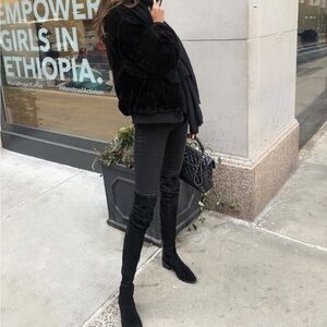 Stuart Weitzman Black Lowland Boots